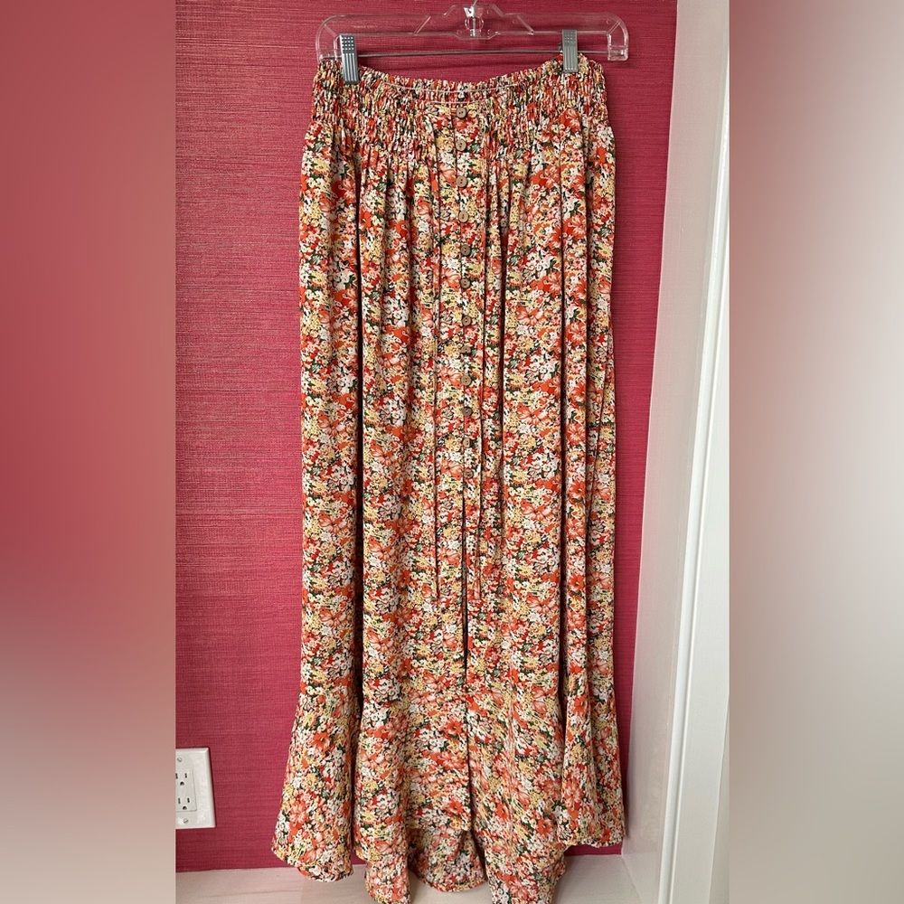 Promesa Floral Button Front Maxi